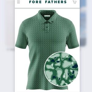 Fore Fathers Golfing Dad Polo